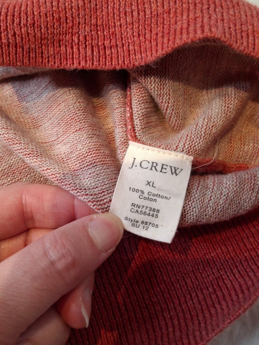 J Crew Mens Sweater Sz XL 100% Cotton Preppy Academia Workwear Casual - Picture 8 of 12